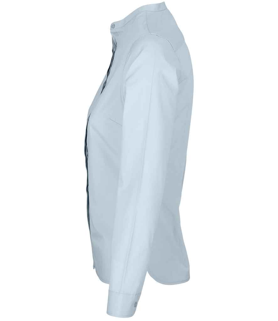 NEOBLU - Ladies Bart Mao Collar Long Sleeve Poplin Shirt - Pierre Francis