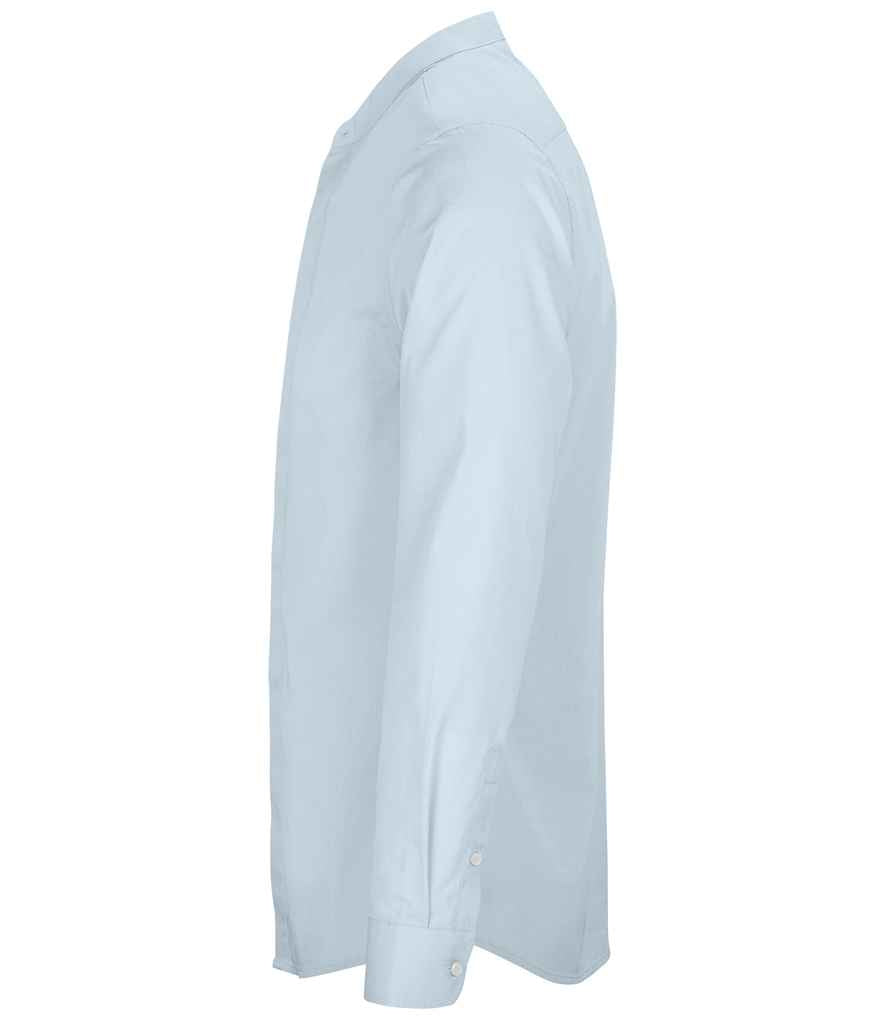 NEOBLU - Bart Mao Collar Long Sleeve Poplin Shirt - Pierre Francis