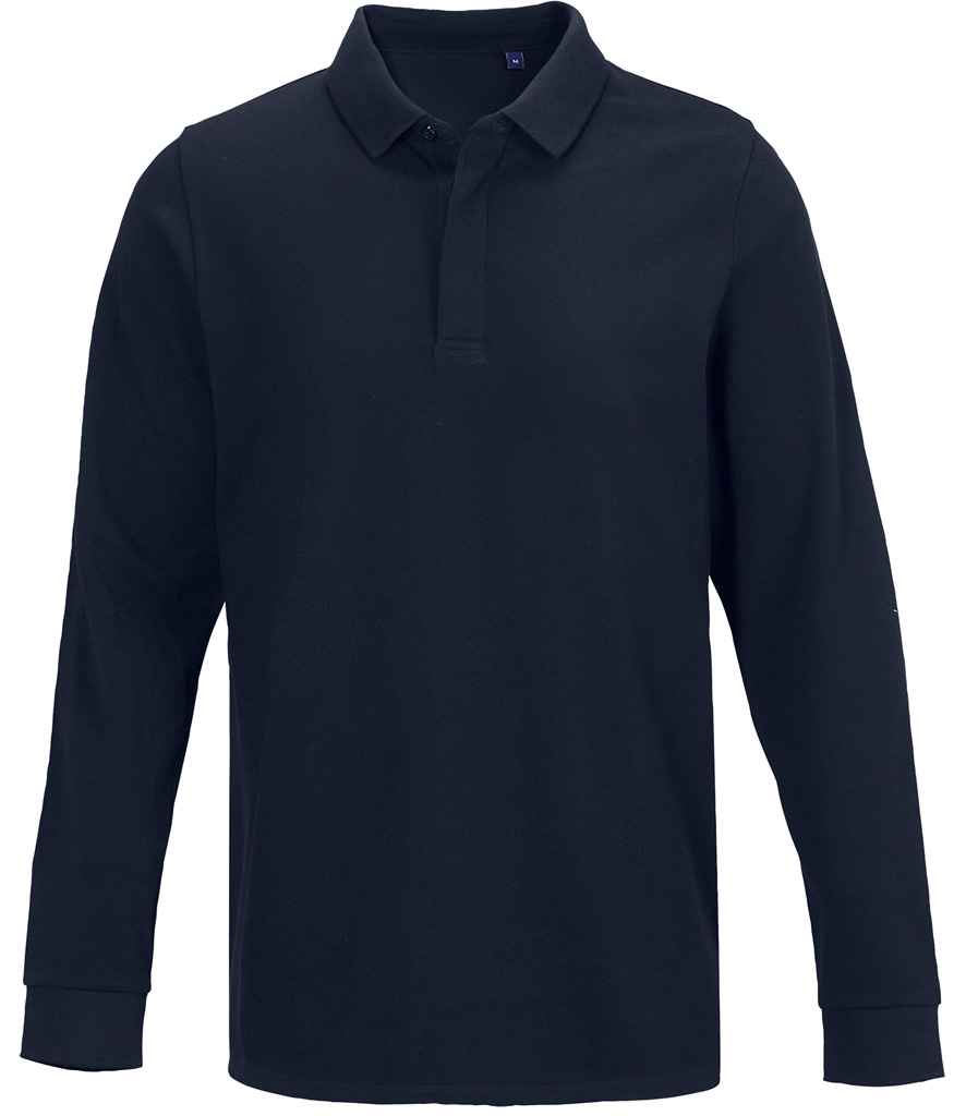 NEOBLU - Owen Long Sleeve Piqué Polo Shirt - 04396 NGT S