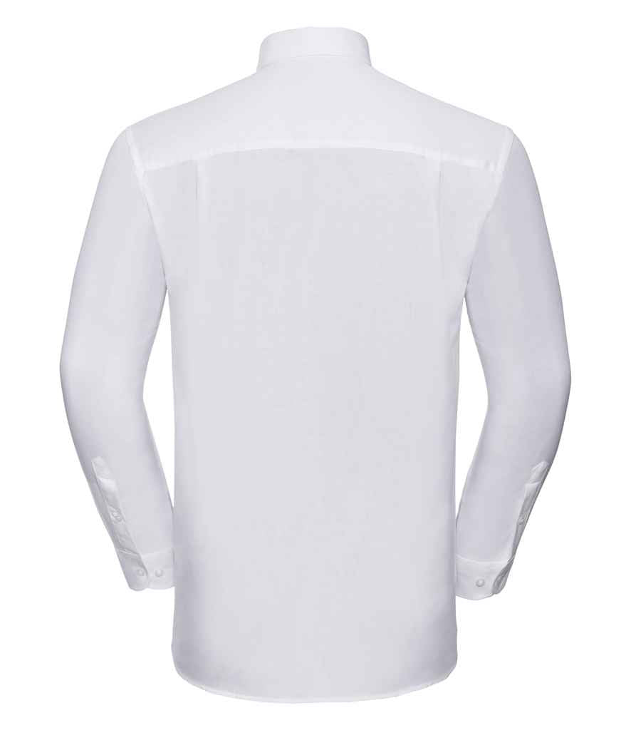 Russell Collection - Long Sleeve Easy Care Oxford Shirt - Pierre Francis