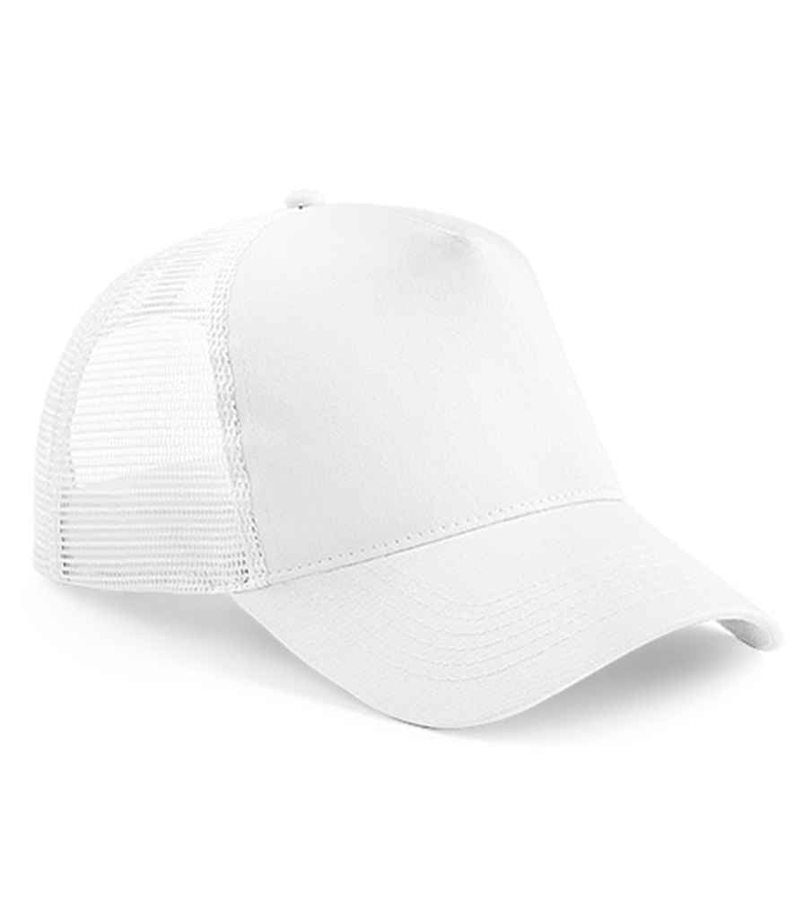 Beechfield - Snapback Trucker Cap - BB640 WH/WH ONE