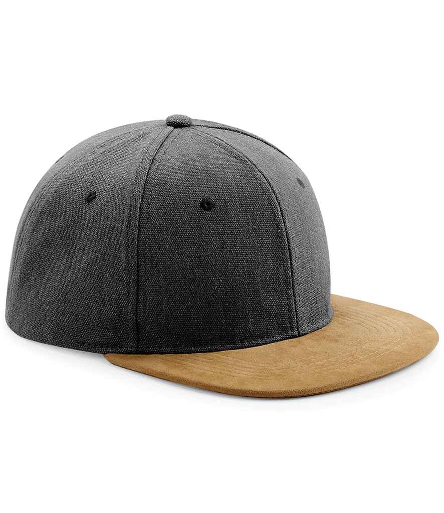 Beechfield - Suede Peak Snapback Cap - BB668 DNM ONE