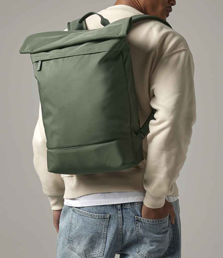 BagBase - Simplicity Roll-Top Backpack Lite - BG871 PNG ONE