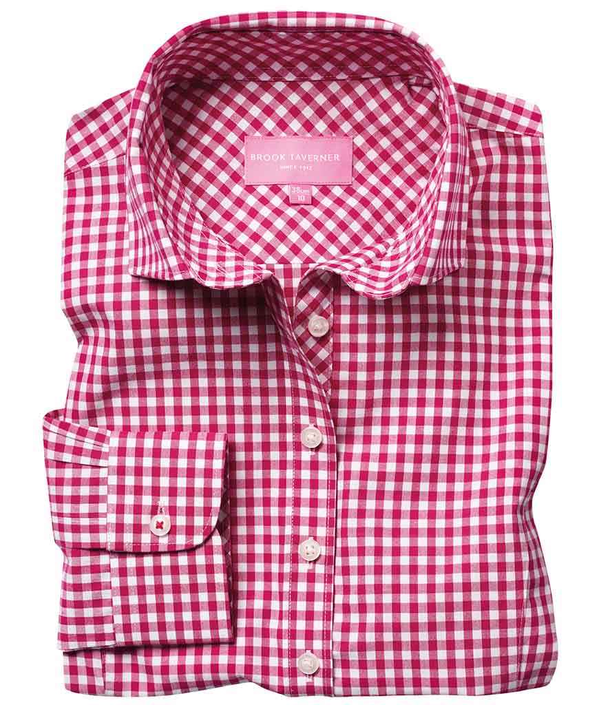 Brook Taverner - Ladies Kansas Gingham Long Sleeve Shirt