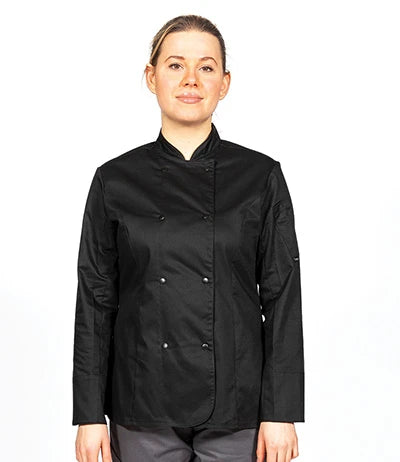Dennys - Ladies Long Sleeve Premium Chef's Jacket