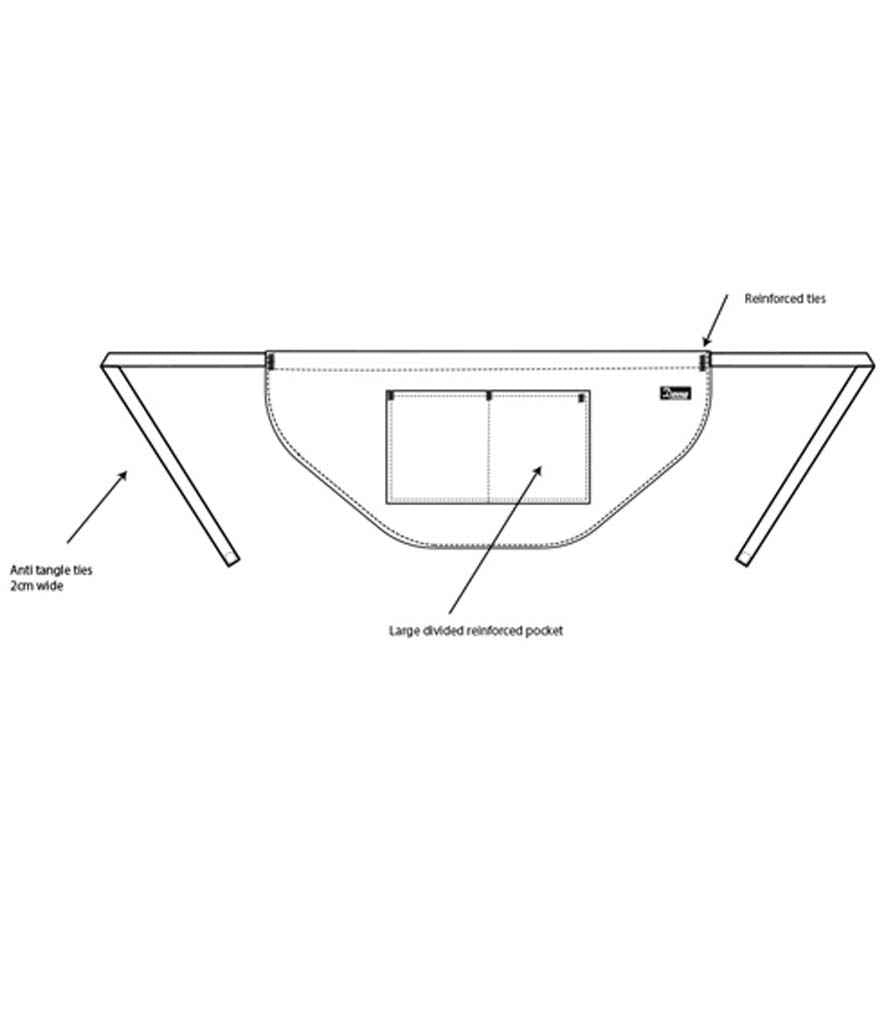 Dennys - Wrap Over Waist Apron - Pierre Francis