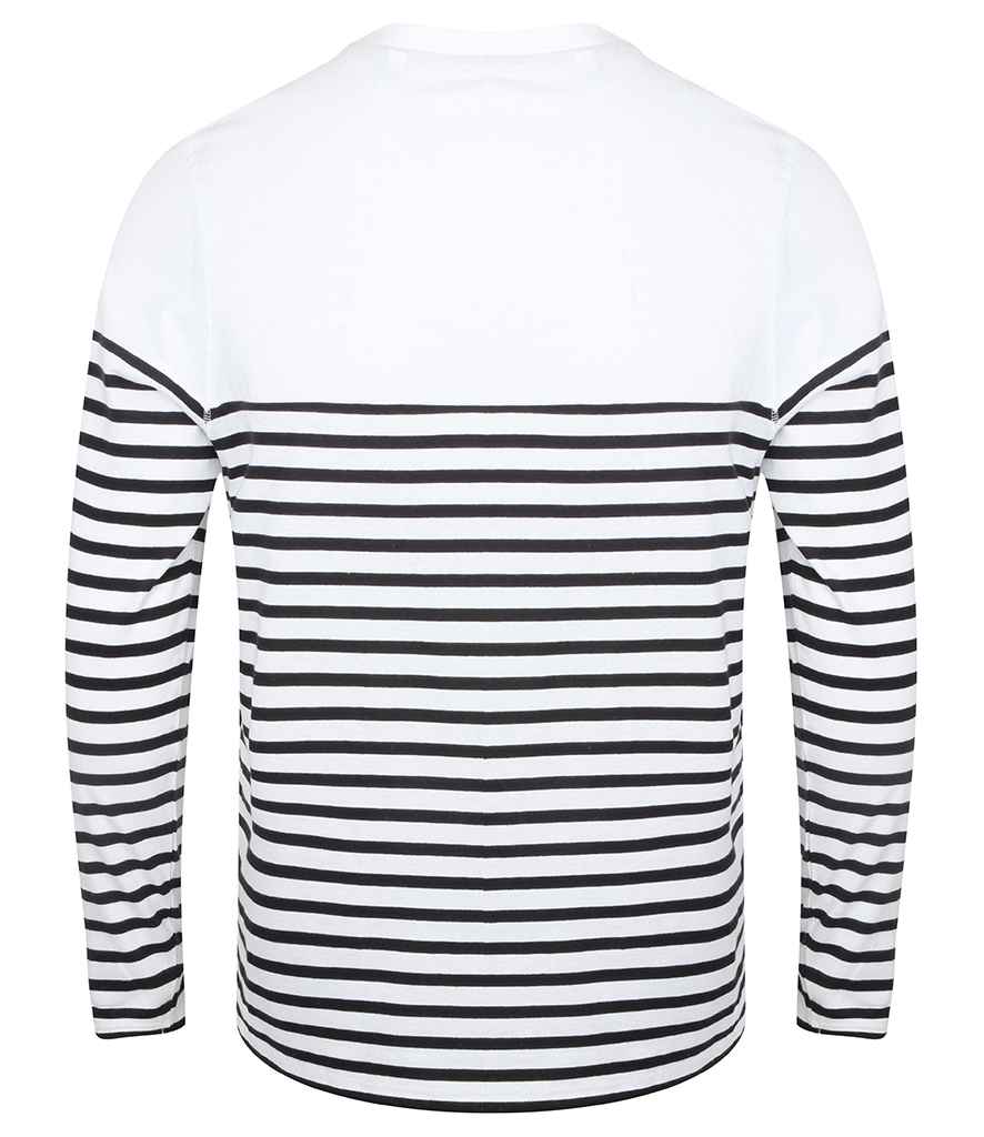 Front Row - Unisex Long Sleeve Breton Striped T-Shirt - Pierre Francis