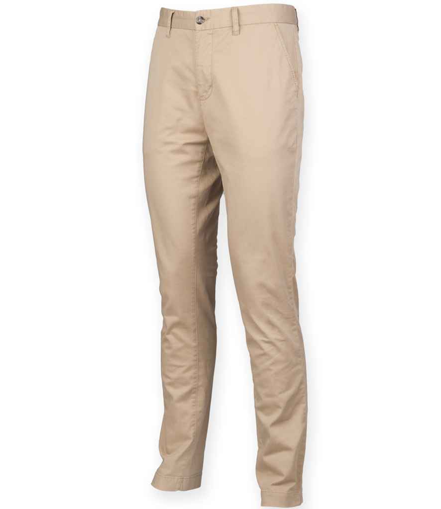 Front Row - Stretch Chino Trousers - Pierre Francis