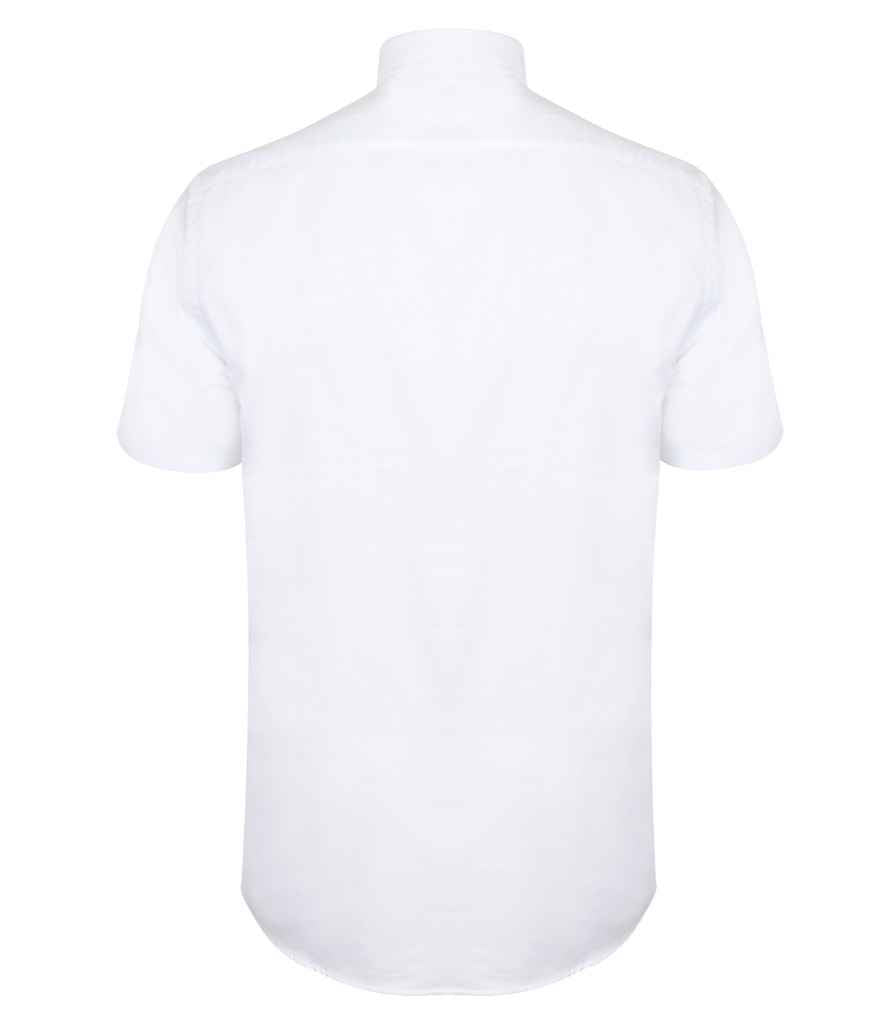 Henbury - Modern Short Sleeve Regular Fit Oxford Shirt - Pierre Francis