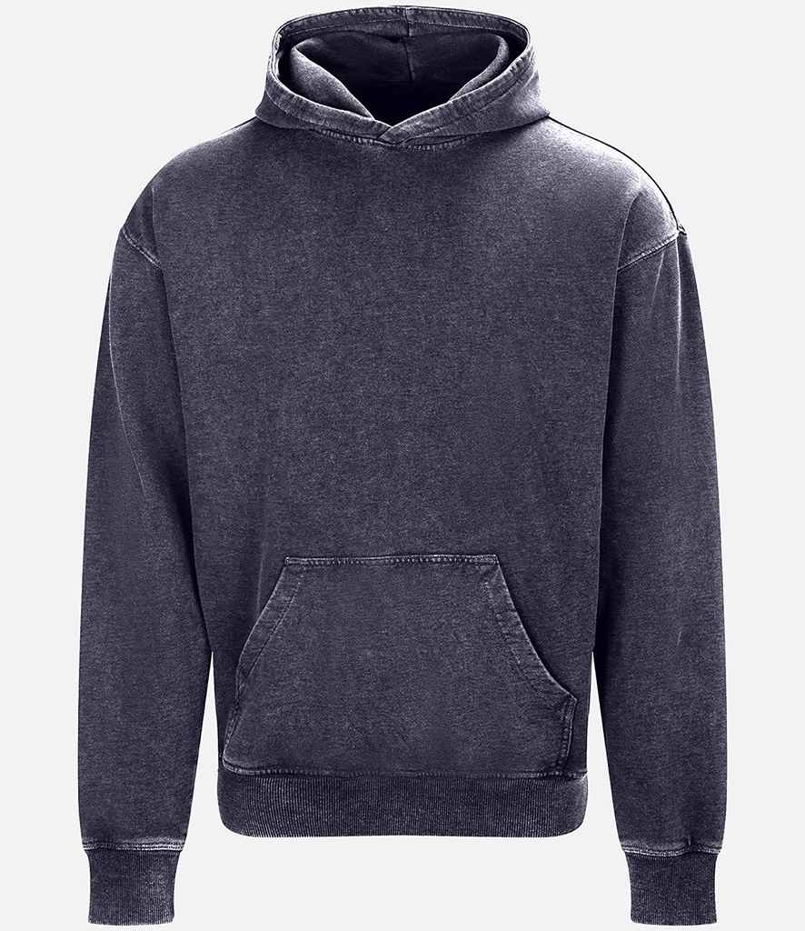 AWDis Vintage Washed Hoodie - JH180 WBK XS