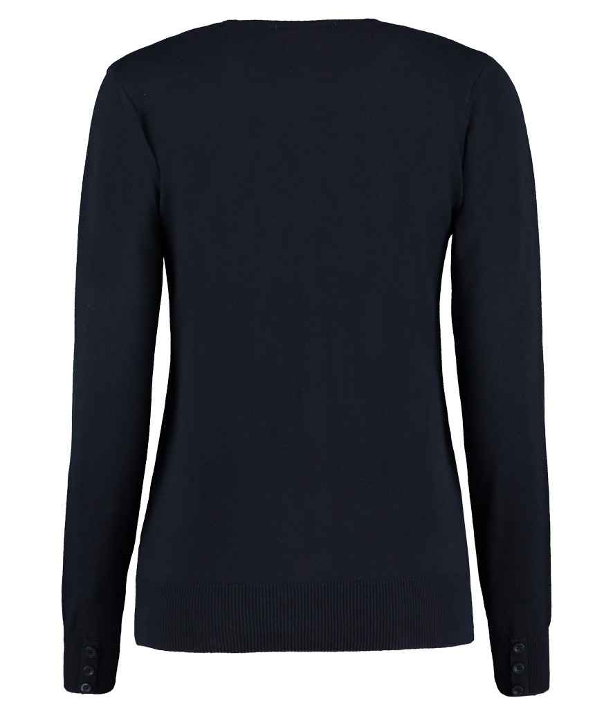 Kustom Kit - Ladies Arundel Cotton Acrylic V Neck Cardigan - Pierre Francis