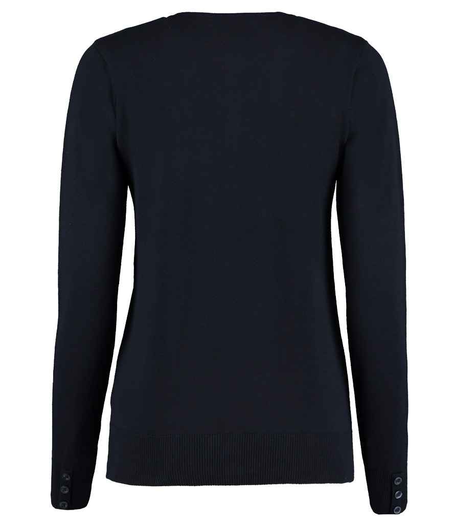 Kustom Kit - Ladies Arundel Round Neck Cardigan - Pierre Francis