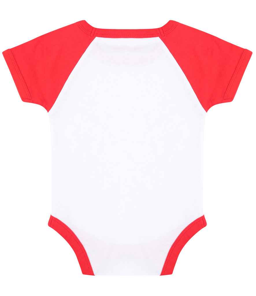 Larkwood Essential Short Sleeve Baby Baseball Bodysuit - Pierre Francis