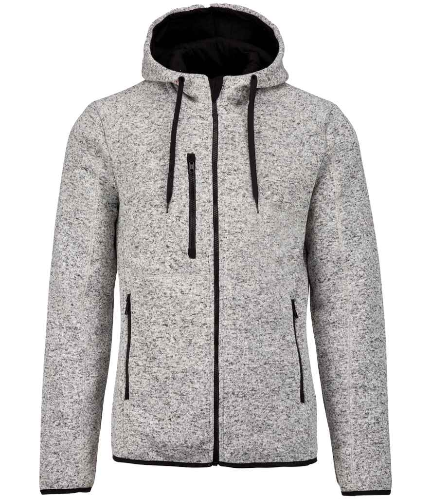 Proact - Heather Hooded Jacket - PA365 LGR S