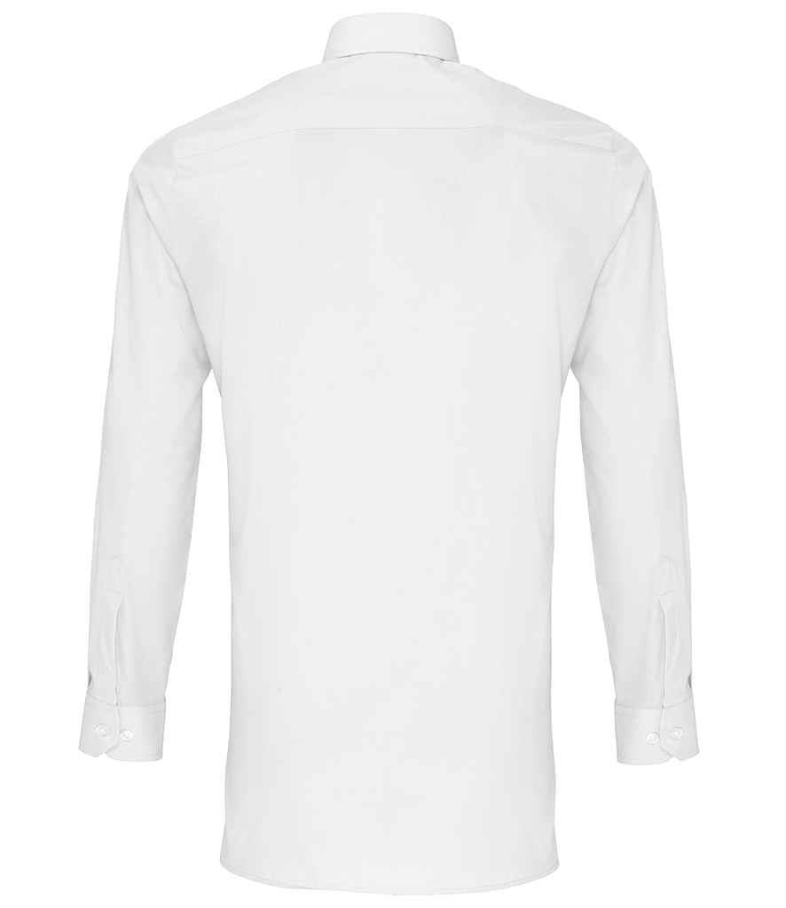 Premier - Long Sleeve Fitted Poplin Shirt - Pierre Francis