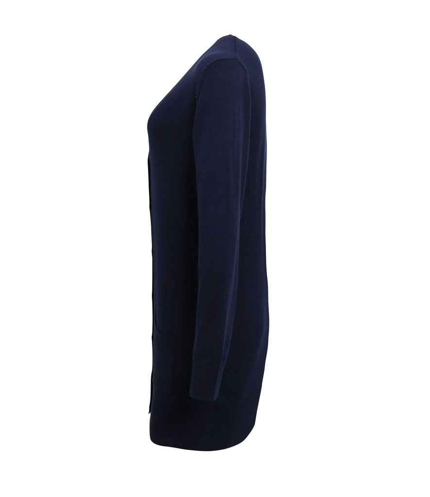 Premier - Ladies Longline V Neck Cardigan - Pierre Francis