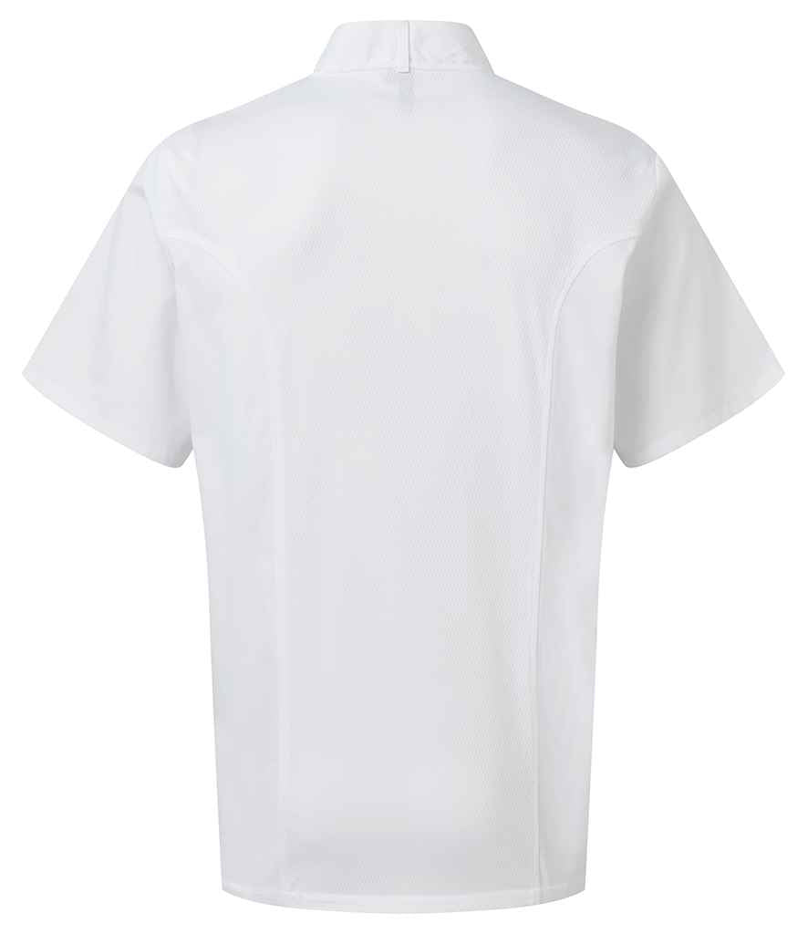 Premier - Coolchecker® Short Sleeve Chef's Jacket - Pierre Francis