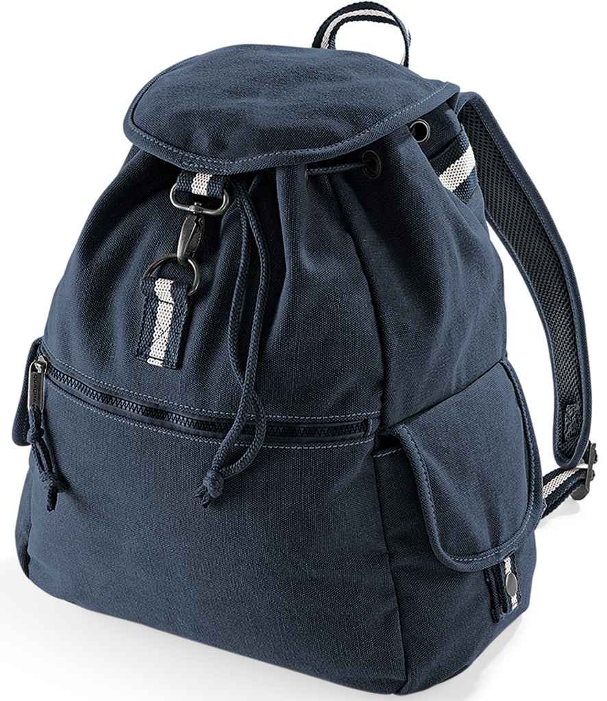 Quadra - Vintage Canvas Backpack - QD612 SAH ONE