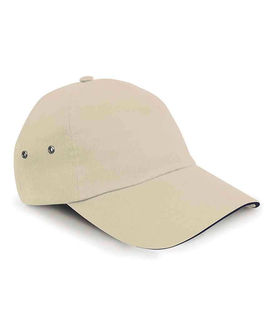Result - Plush Cotton 5 Panel Cap - RC072 BLK ONE