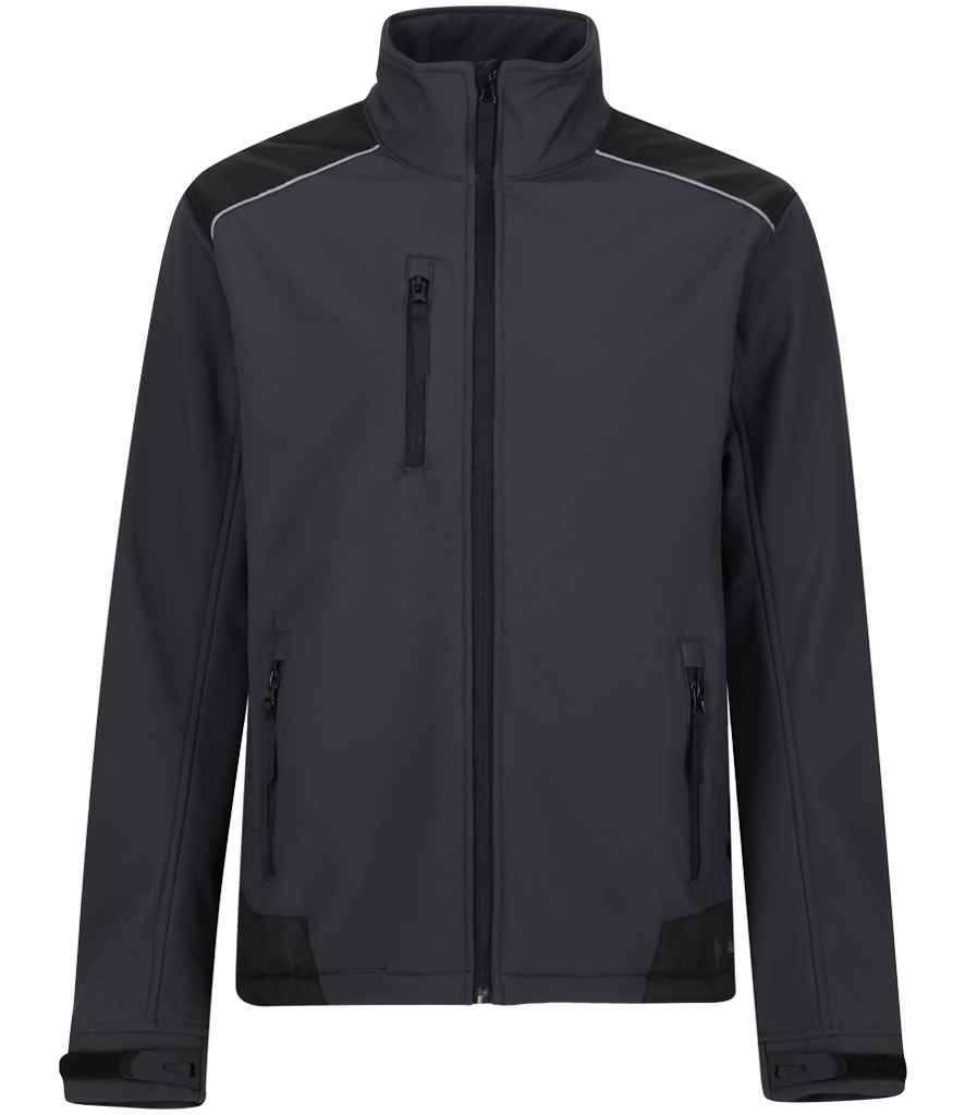 Regatta - Sandstorm Soft Shell Workwear Jacket - RG158 BK/BK S