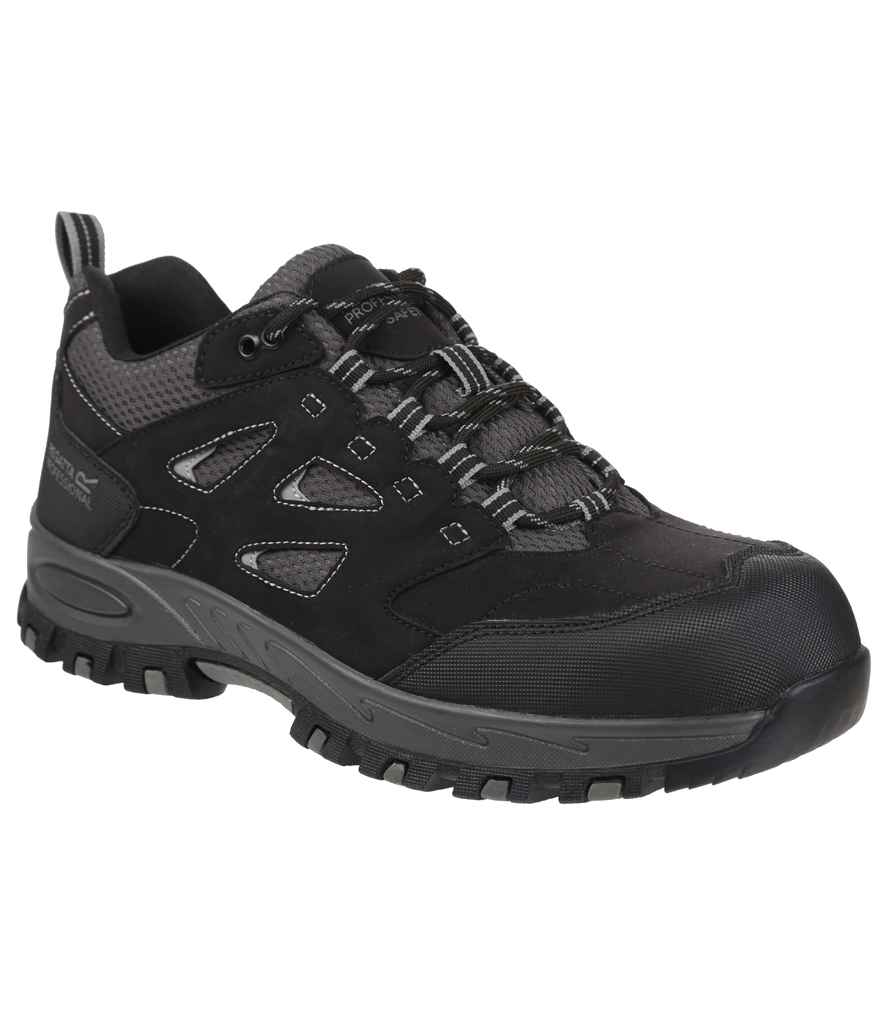 Regatta - Safety Footwear Mudstone S1P Safety Trainers - RG597 BK/GR 6