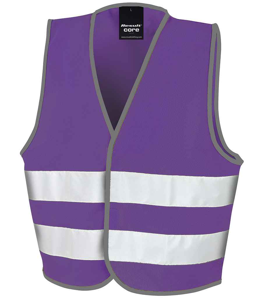 Result - Core Kids Enhanced Vis Vest - RS200BE BUR S