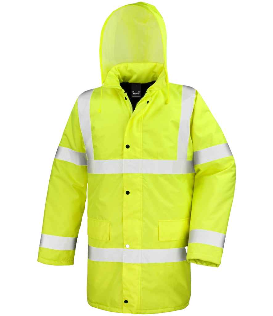 Result - Core Hi-Vis Motorway Coat - RS218 FLO S