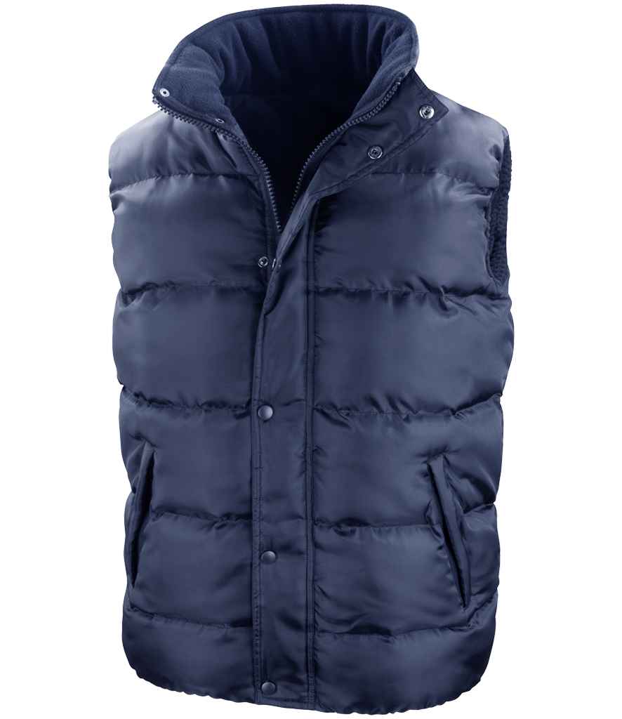 Result - Core Nova Lux Padded Bodywarmer - RS223 BLK XS