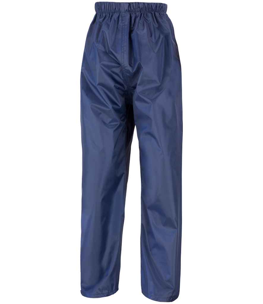 Result - Core Kids Waterproof Overtrousers - RS226B BLK 3-4