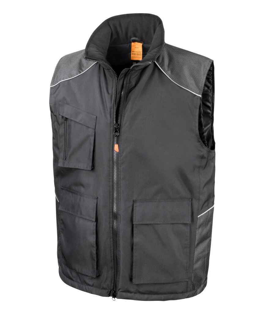 Result - Work-Guard Vostex Bodywarmer - RS306 BLK S