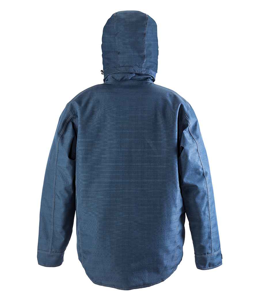 Result - Work-Guard Denim Texture Rugged Jacket - Pierre Francis