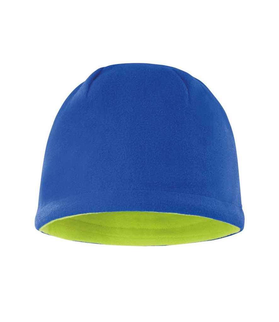 Result - Reversible Fleece Skull Hat - RS374 BK/RD ONE