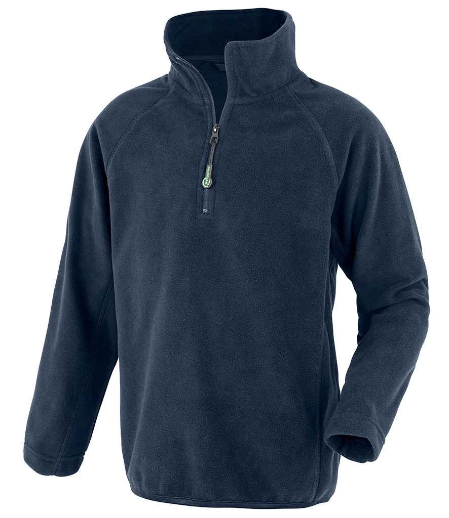 Result - Genuine Recycled Kids Zip Neck Micro Fleece