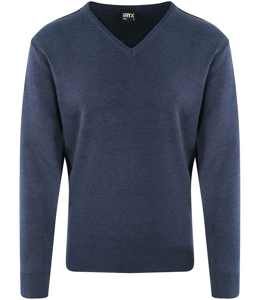 PRO RTX - Pro Acrylic V Neck Sweater - RX200 BLK S