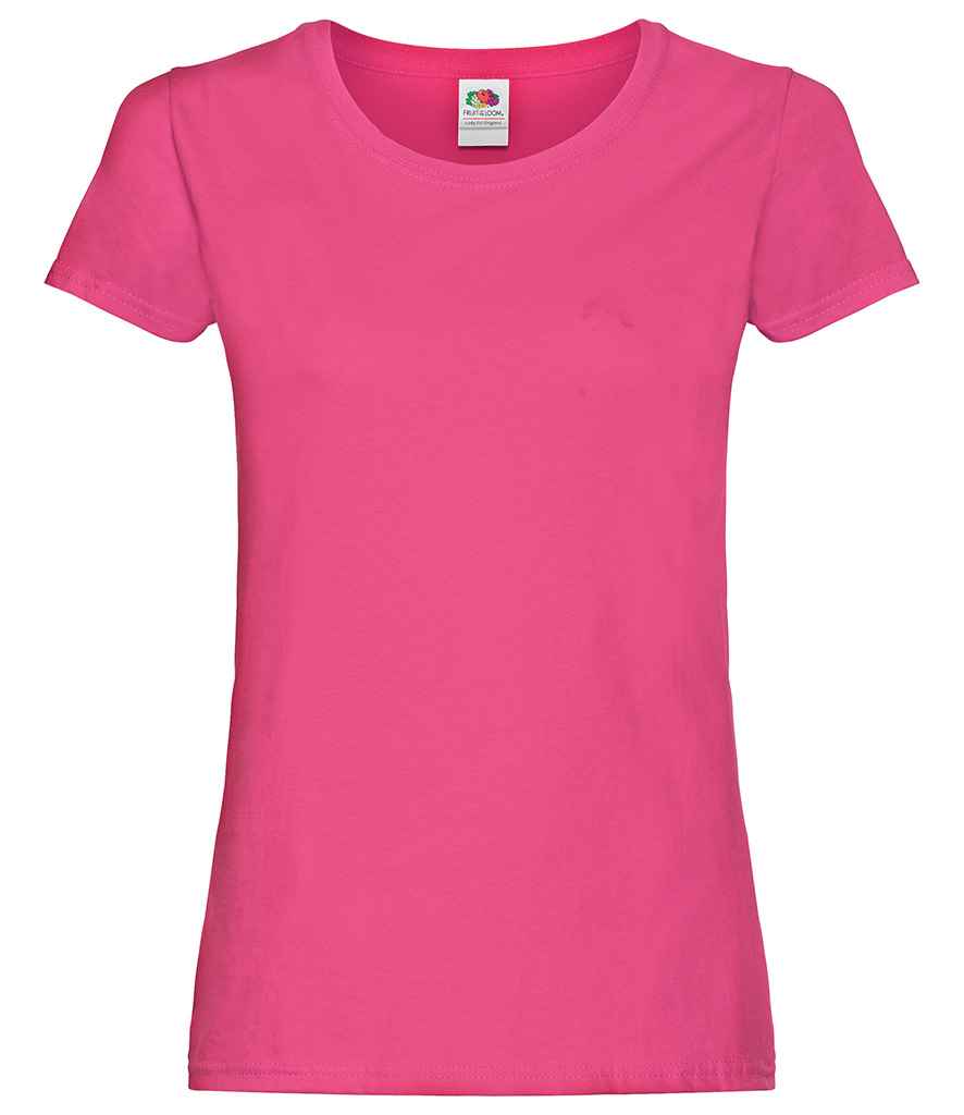 Fruit of the Loom Lady Fit Original T-Shirt - SS712 BLK XS