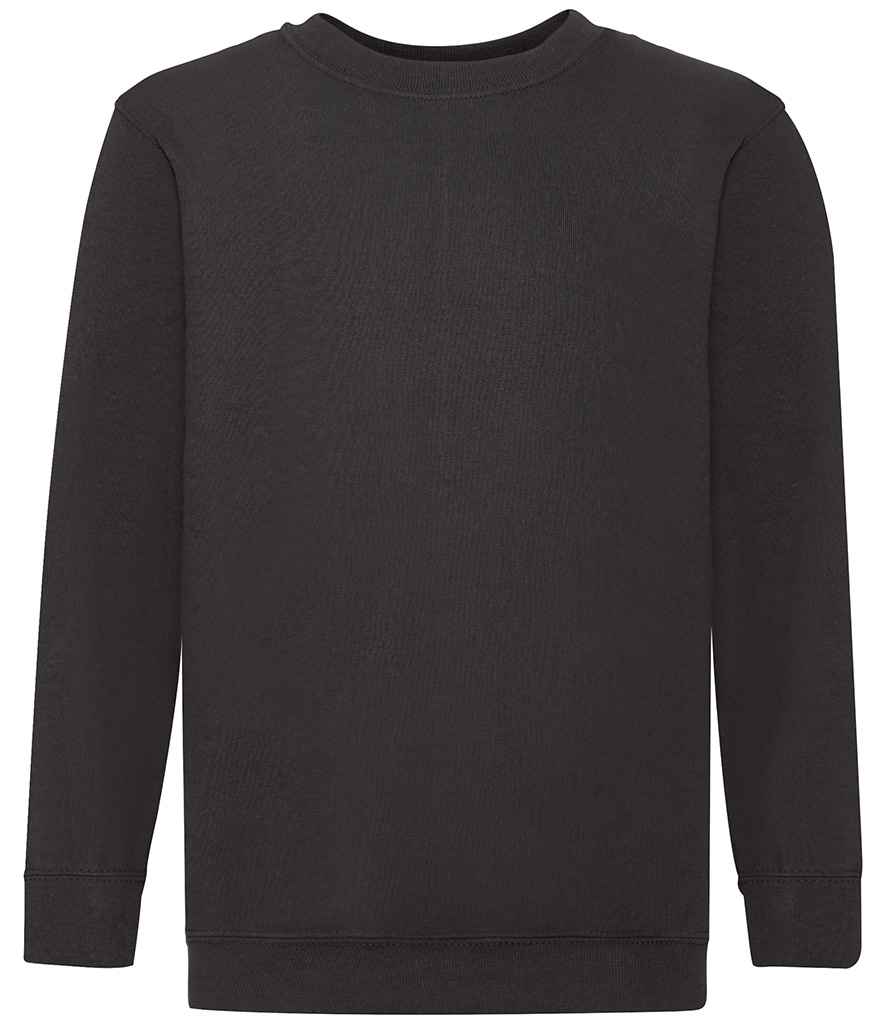 Fruit of the Loom Kids Classic Drop Shoulder Sweatshirt - SS9B NAV 5-6