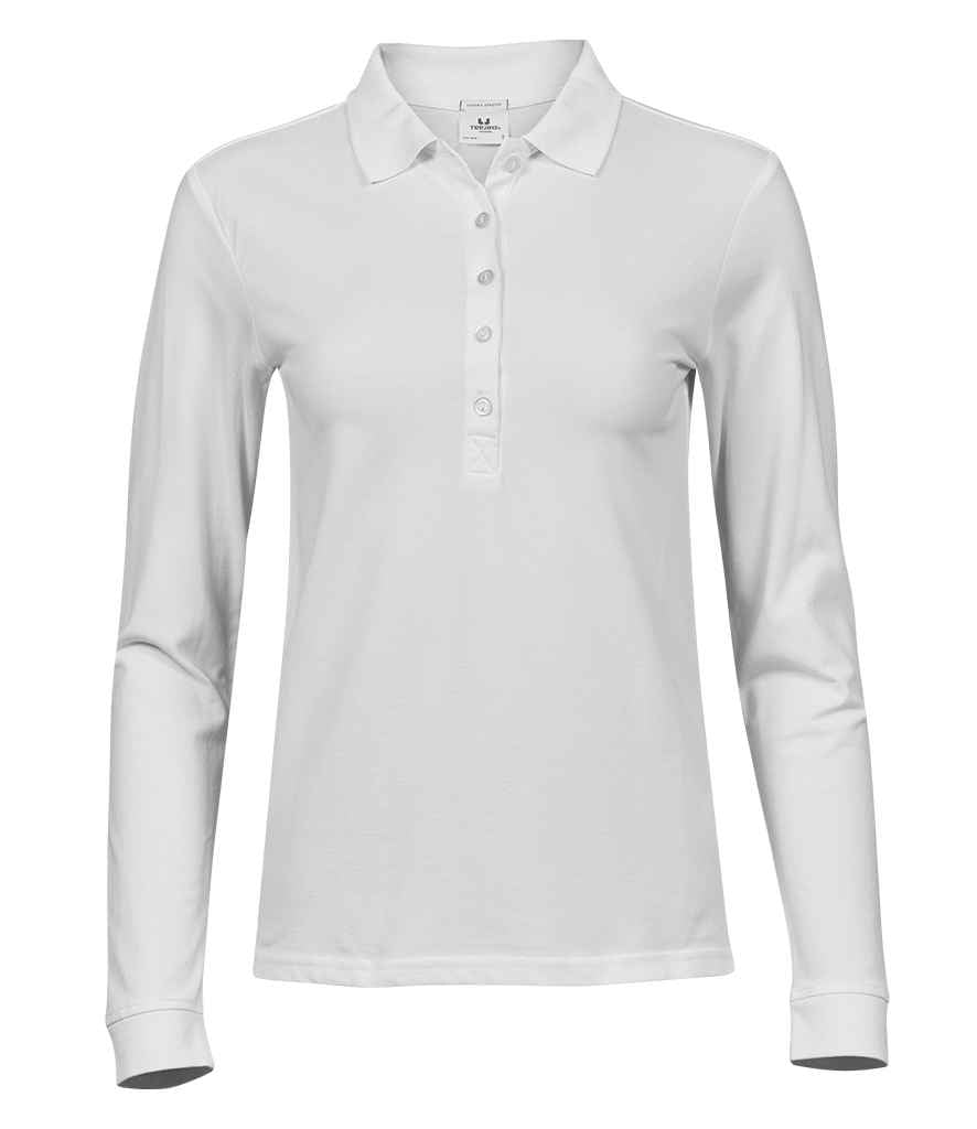 Tee Jays - Ladies Luxury Stretch Long Sleeve Polo Shirt