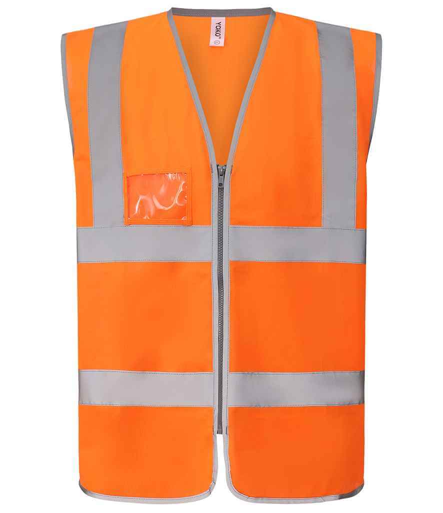 Yoko - Zip ID Two Band & Braces Waistcoat - YK113 ORA S