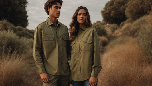 Introducing the Front Row Drill Overshirt: The Ultimate Versatile Wardrobe Staple