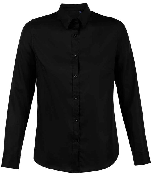 NEOBLU - Ladies Blaise Long Sleeve Shirt - 03183 DBK S