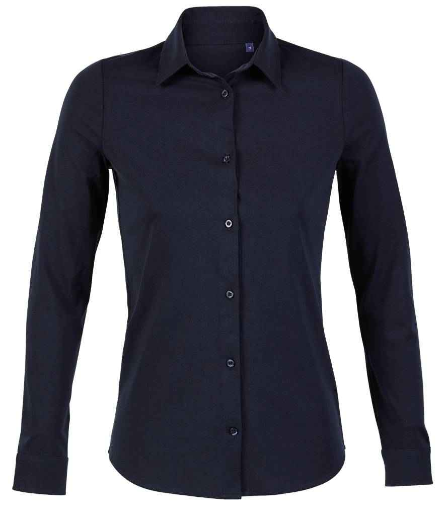 NEOBLU - Ladies Balthazar Jersey Long Sleeve Shirt - 03199 NGT S