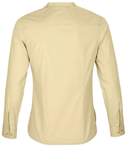 NEOBLU - Ladies Bart Mao Collar Long Sleeve Poplin Shirt - Pierre Francis