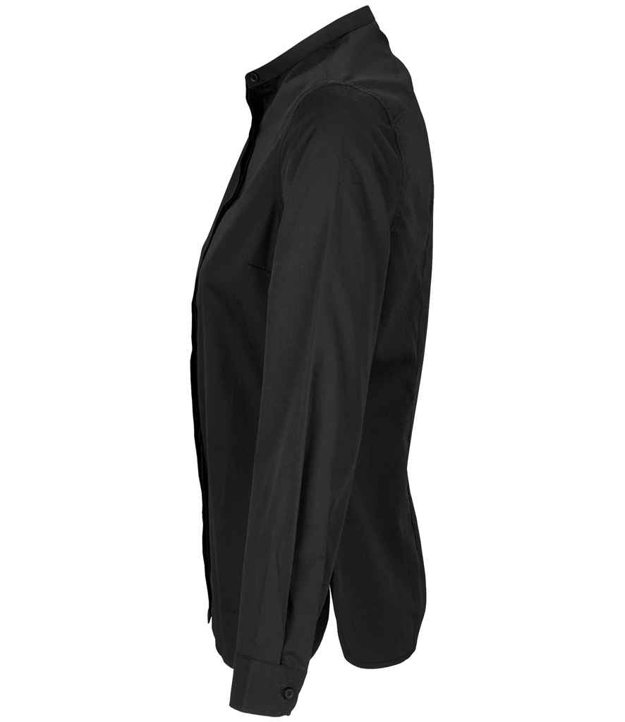 NEOBLU - Ladies Bart Mao Collar Long Sleeve Poplin Shirt - Pierre Francis