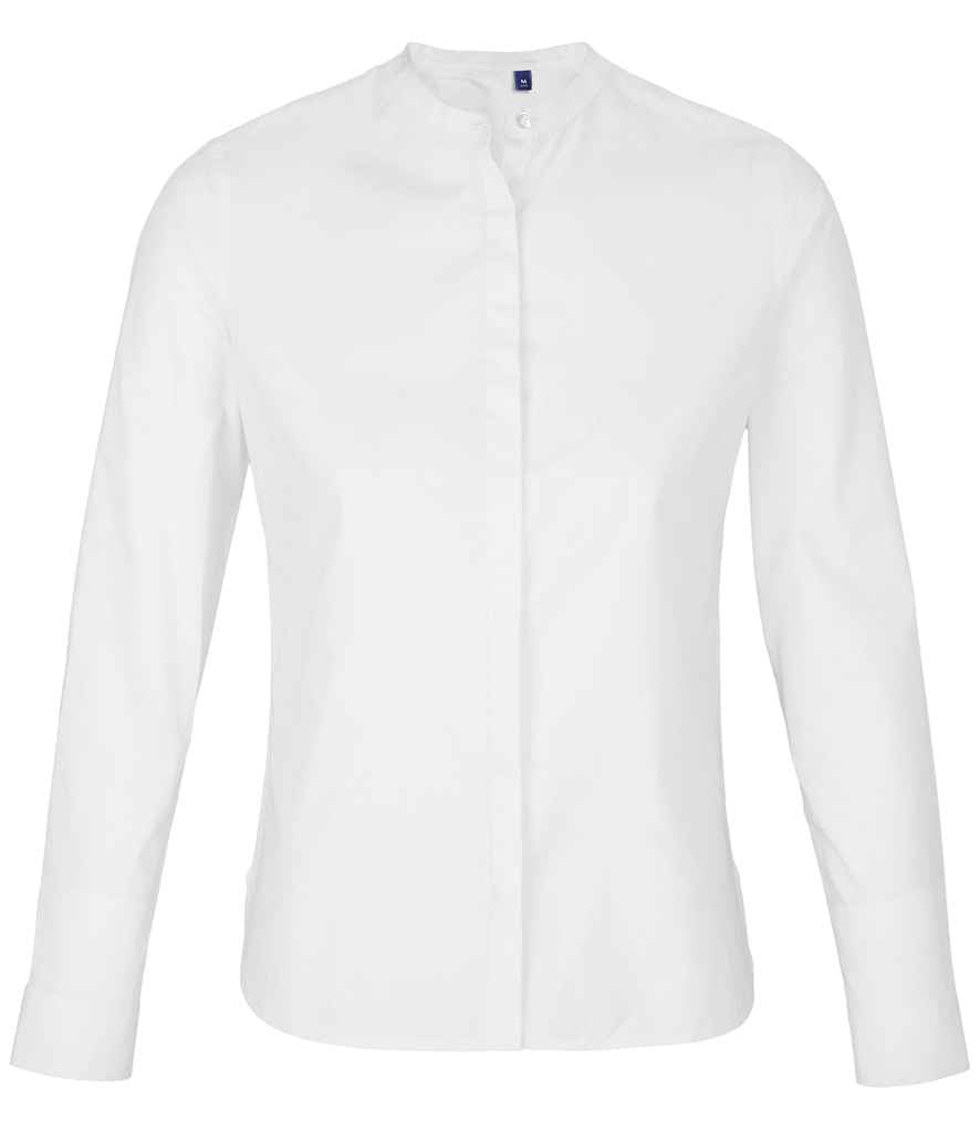 NEOBLU - Ladies Bart Mao Collar Long Sleeve Poplin Shirt - Pierre Francis