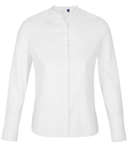 NEOBLU - Ladies Bart Mao Collar Long Sleeve Poplin Shirt - Pierre Francis