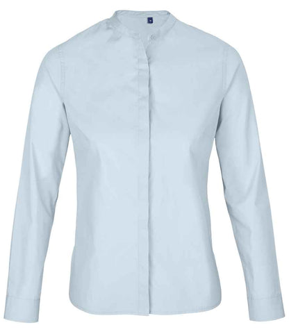 NEOBLU - Ladies Bart Mao Collar Long Sleeve Poplin Shirt