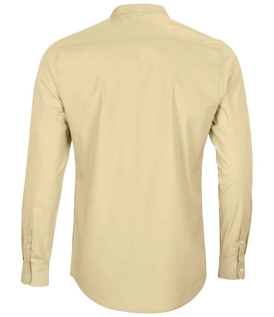 NEOBLU - Bart Mao Collar Long Sleeve Poplin Shirt - Pierre Francis