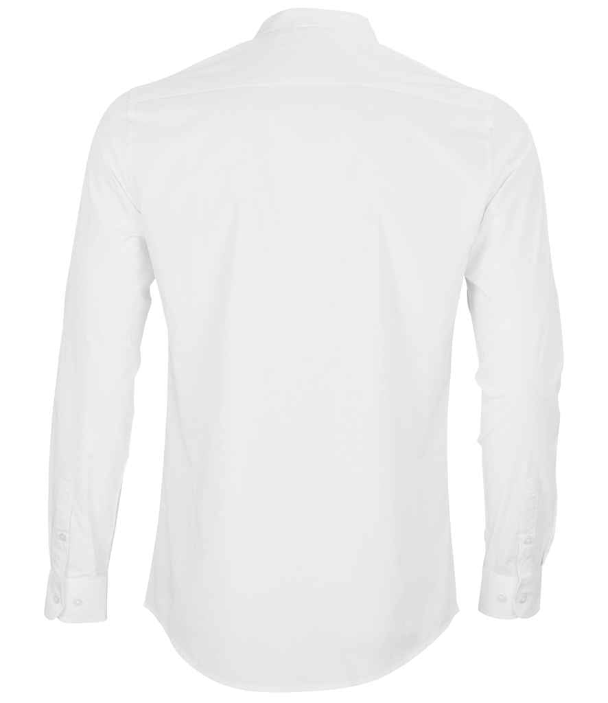 NEOBLU - Bart Mao Collar Long Sleeve Poplin Shirt - Pierre Francis