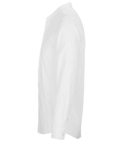 NEOBLU - Bart Mao Collar Long Sleeve Poplin Shirt - Pierre Francis