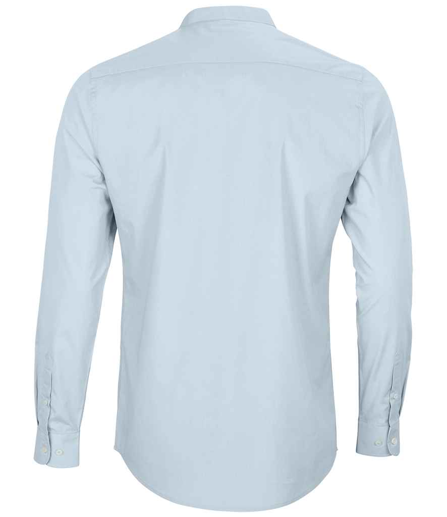 NEOBLU - Bart Mao Collar Long Sleeve Poplin Shirt - Pierre Francis